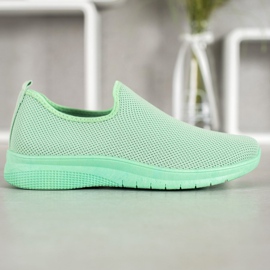 Super Mode Scarpe sportive slip-on verde 2