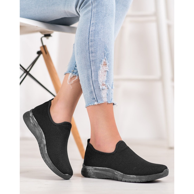 Super Mode Scarpe sportive slip-on nero 1