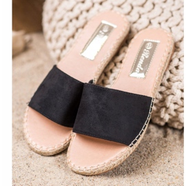 Renda Espadrillas leggere nero 2