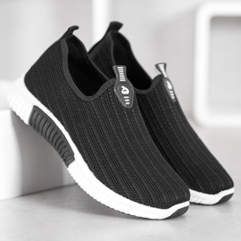 SHELOVET Scarpe sportive traforate nero 2