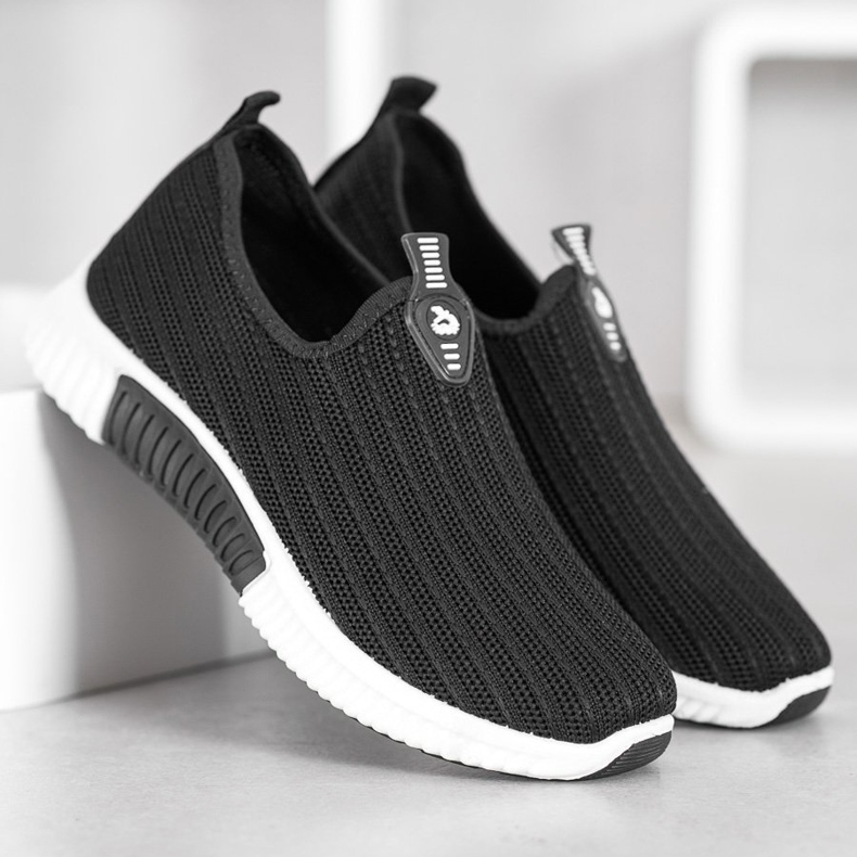 SHELOVET Scarpe sportive traforate nero 2