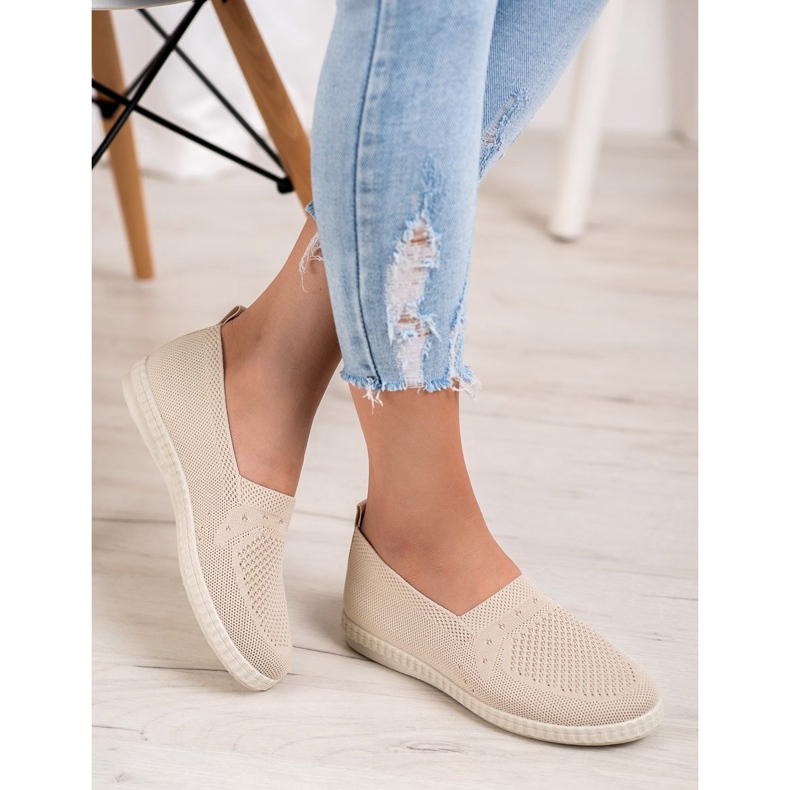 Via Giulia  Sneakers Slip On traforate marrone 1