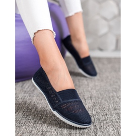 Bona Scarpe traforate slip-on blu navy blu 1