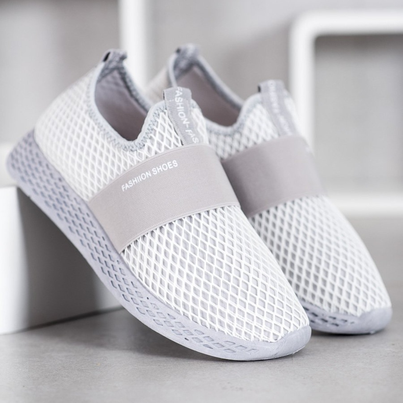 SHELOVET Sneakers Slip-on Con Rete grigio 2