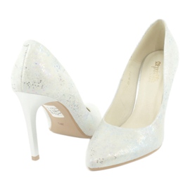 Espinto Décolleté scintillanti C-456/96 bianco bianca multicolore 3