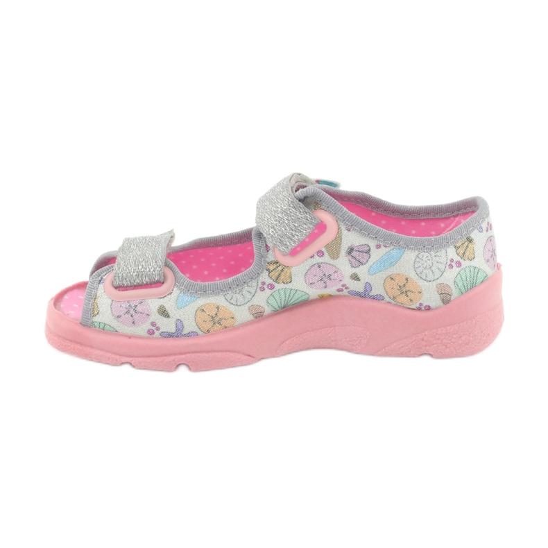 Scarpe per bambini Befado 969X154 rosa grigio multicolore 2