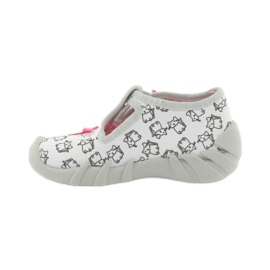 Scarpe per bambini Befado 110P377 rosa grigio 1