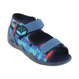 Scarpe per bambini Befado 250P094 rosso blu navy blu multicolore 1