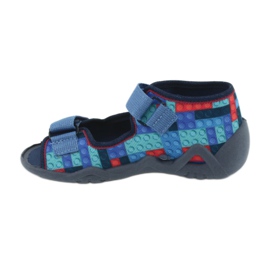 Scarpe per bambini Befado 250P094 rosso blu navy blu multicolore 2
