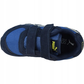 Puma Vista V Bambini Jr 369541-09 bianco blu navy blu 2