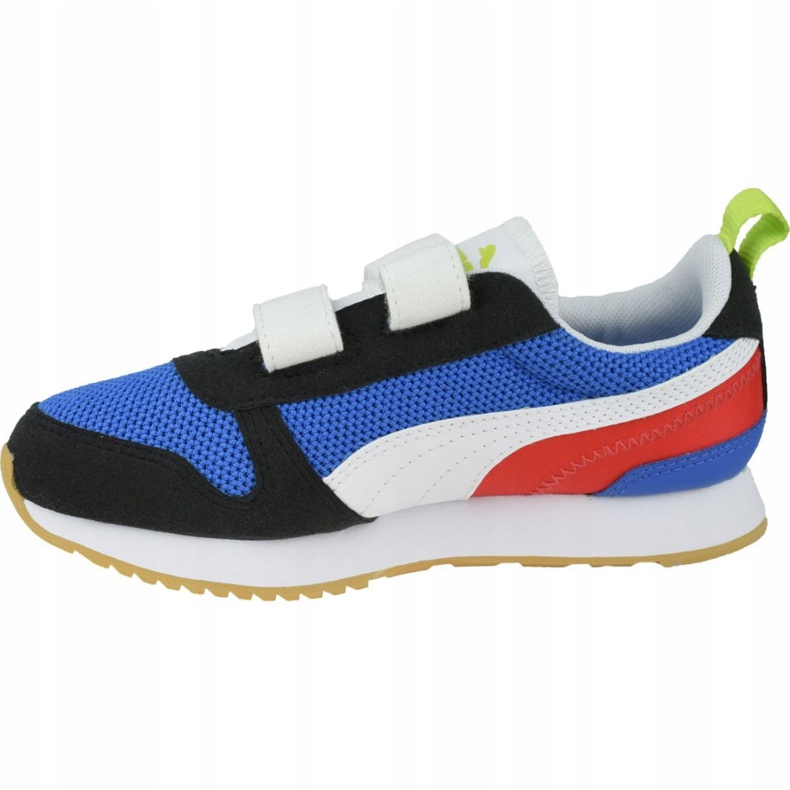 Puma R78 V Ps Jr 373617-03 bianca nero rosso blu 1