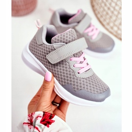 EVE Scarpe Sportive Bambino Con Velcro Grigio Mirabell 2