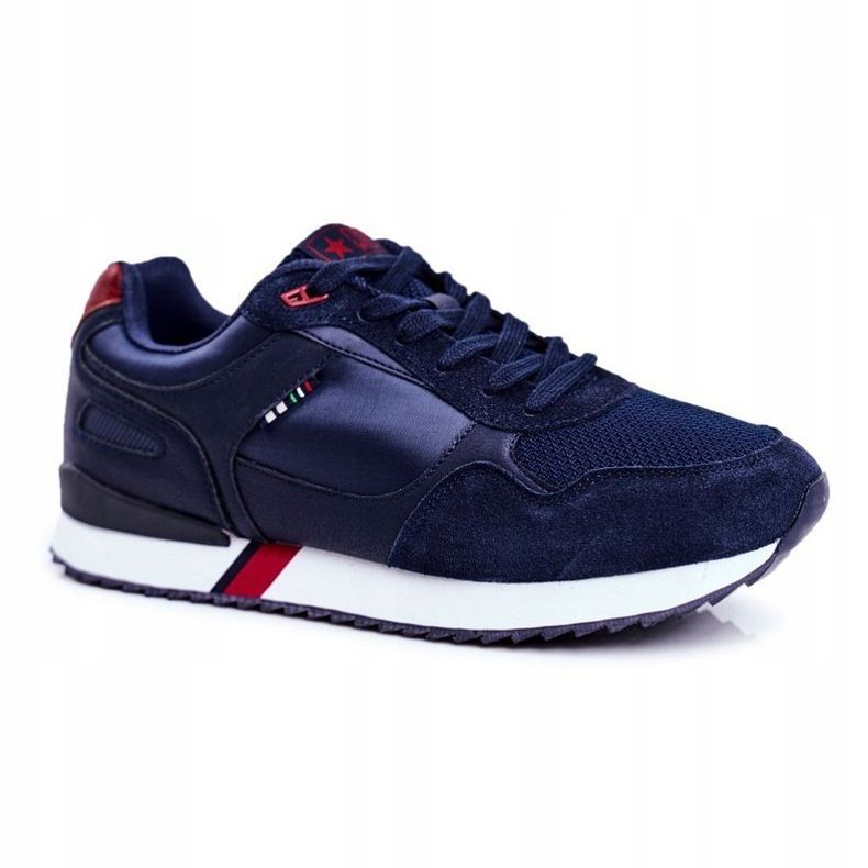 EVE Scarpe Sportive Uomo Pelle Scamosciata Blu Navy Fonsi 1
