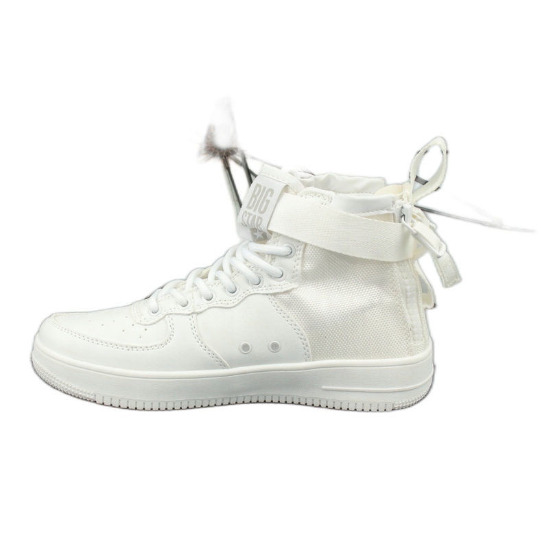 Big Star Wysokie Eco-Slopan Sneaker bianca 1