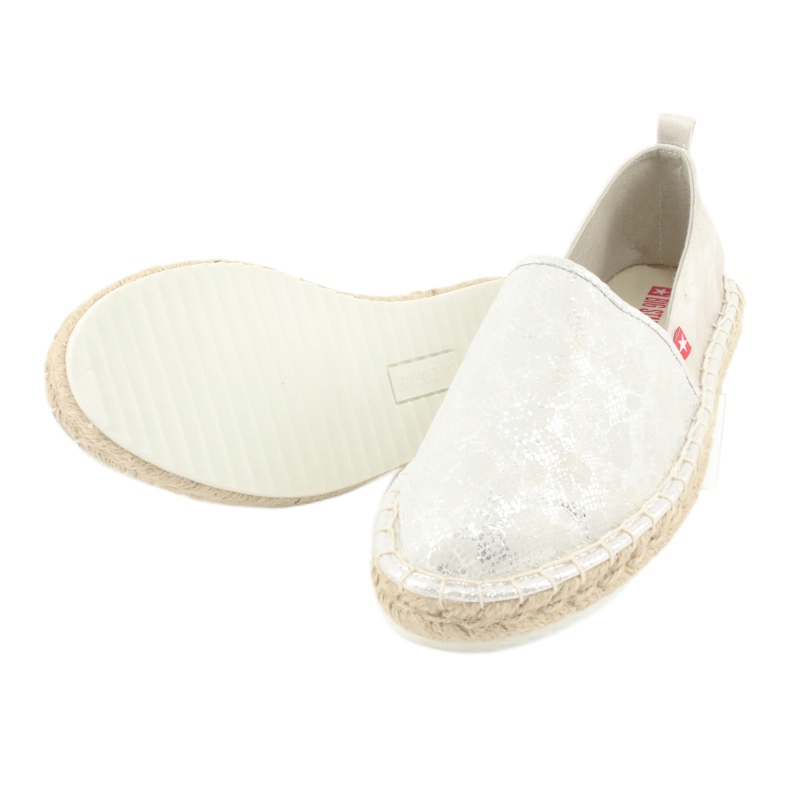 Big Star Espadrillas grandi stelle 274A514 d'argento grigio 5