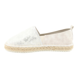 Big Star Espadrillas grandi stelle 274A514 argento grigio 3