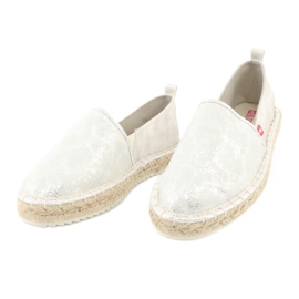 Big Star Espadrillas grandi stelle 274A514 argento grigio 4