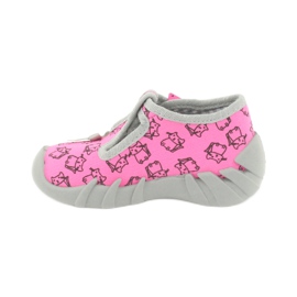 Scarpe per bambini Befado 110P376 rosa grigio 1