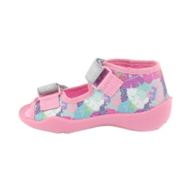 Scarpe per bambini Befado 242P096 rosa grigio multicolore 1
