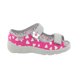 Scarpe per bambini Befado 969X147 rosa grigio 1