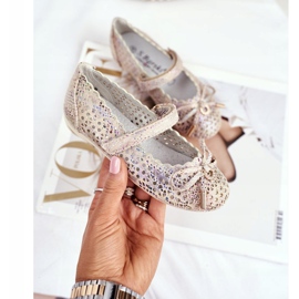 S.Barski Ballerine traforate con velcro Barski Remtro marrone multicolore 1