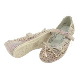 S.Barski Ballerine traforate con velcro Barski Remtro marrone multicolore 4