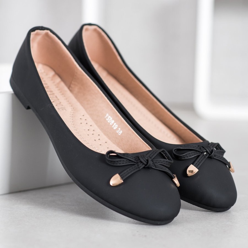 Diamantique Kalsic Black Ballerina nero 1