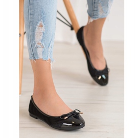 Diamantique Ballerine Con Rete nero 1