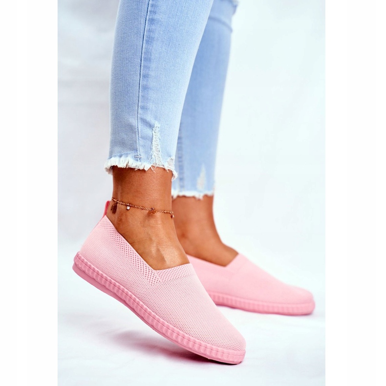 PS1 Sneakers Donna Sneakers Slip-on Rosa Grigio 2