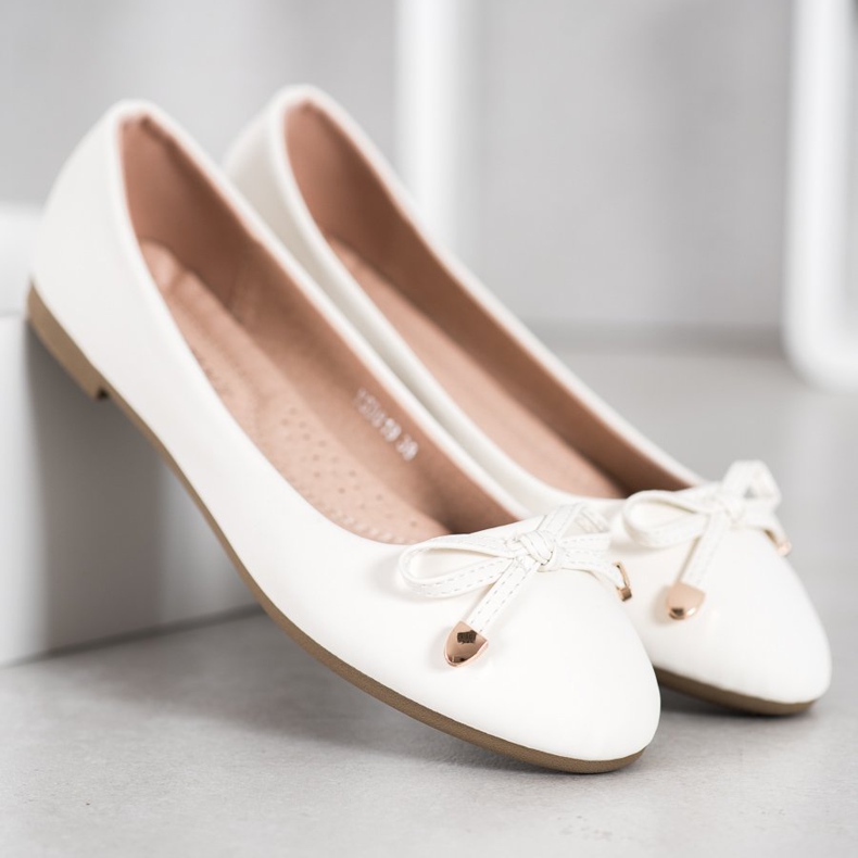 Diamantique Ballerine bianche classiche bianco 2