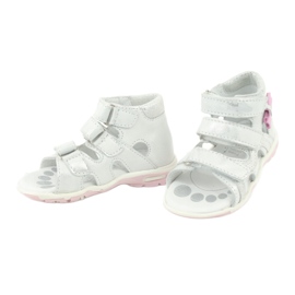 Ren But Sandali per scarpe ren con un arco 1489 bianco argento ren ma ma bianca 3