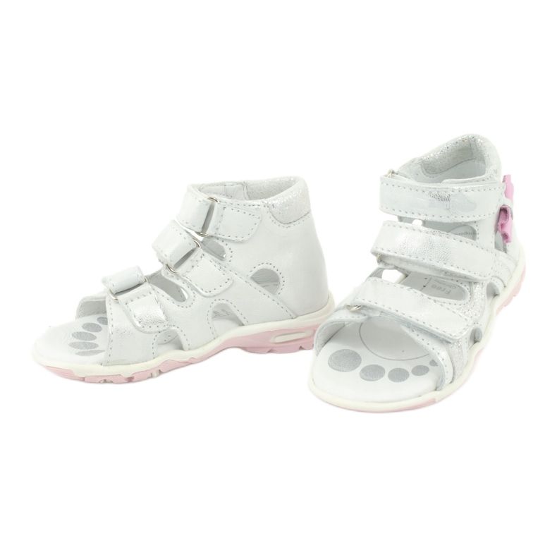 Ren But Sandali per scarpe ren con un arco 1489 bianco argento ren ma ma bianca 3