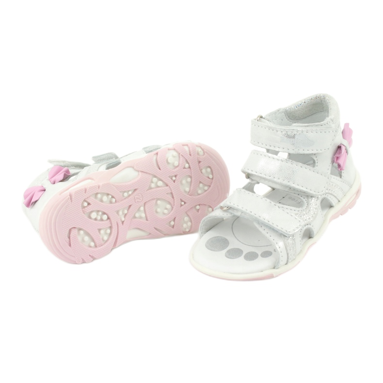 Ren But Sandali per scarpe ren con un arco 1489 bianco argento ren ma ma 4