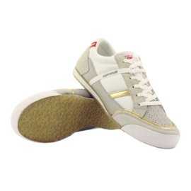 Sprandi 8042 scarpe sportive oro beige bianco grigio 4