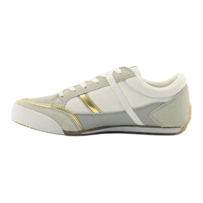 Sprandi 8042 scarpe sportive oro beige bianco grigio 3