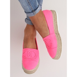 Espadrillas da donna neon T341P Fluorescent Pink rosa 1