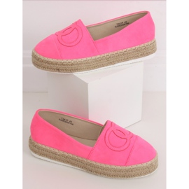 Espadrillas da donna neon T341P Fluorescent Pink rosa 2