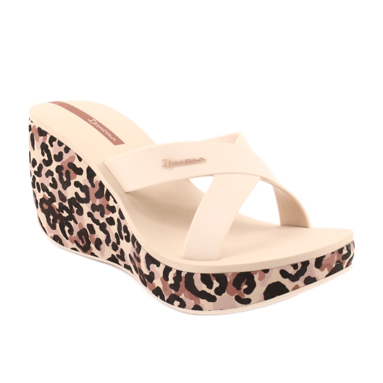 Ipanema 82856 ciabatte con zeppa da donna marrone multicolore 1