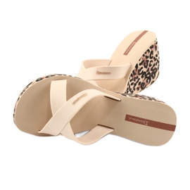 Ipanema 82856 ciabatte con zeppa da donna marrone multicolore 4