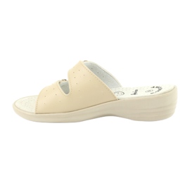 American Club Ciabatte con fibbia americana beige 1