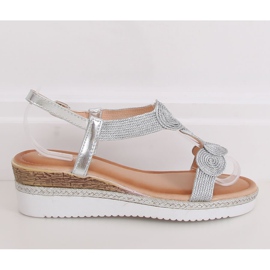Sandali da donna argento L6628 Argento grigio 2