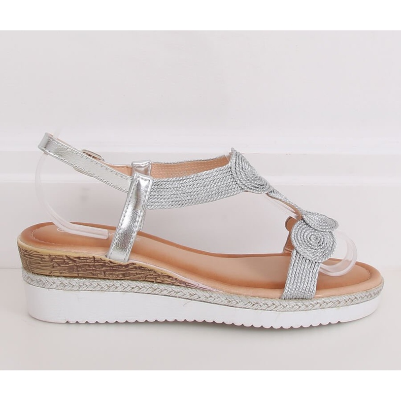 Sandali da donna argento L6628 Argento grigio 2