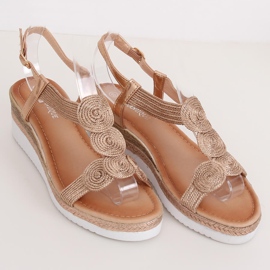 Sandali donna champagne L6628 Champagne multicolore 1