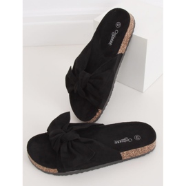 Pantofole in sughero nere G-580 Black nero 1