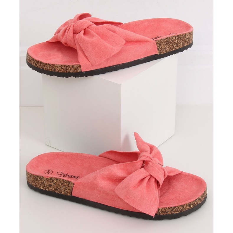 Ciabatte in sughero corallo G-580 Coral rosa 1