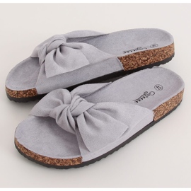 Pantofole in sughero grigie G-580 Grey grigio 2