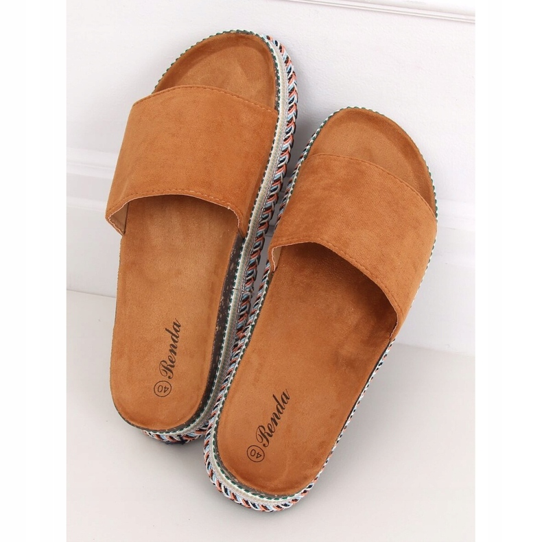 Camel BQ-50 Pantofole da donna Camel marrone 1