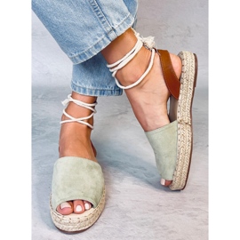 Espadrillas donna acquamarina LL908 Verde 1