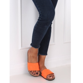 Arancione G-572 Pantofole con suola in sughero arancione arancia 1