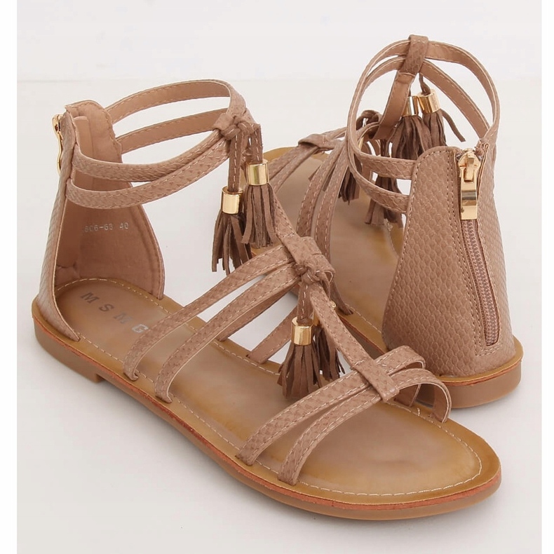 Sandali Boho beige JN806 Cachi 1